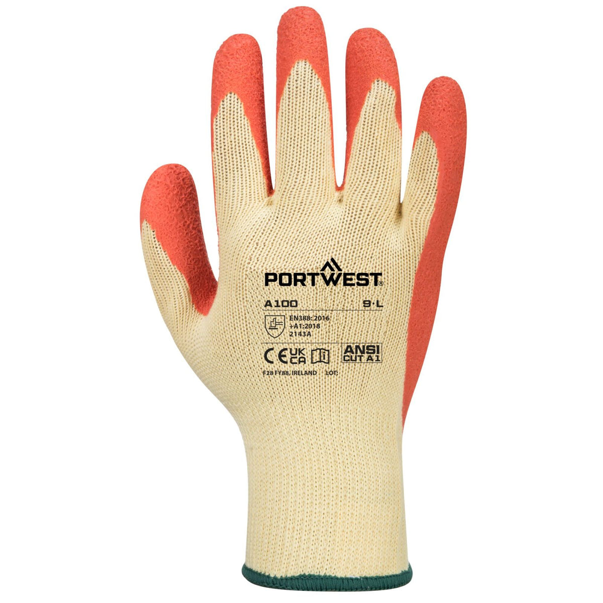 Portwest Handschoenen A100 oranje(OR)