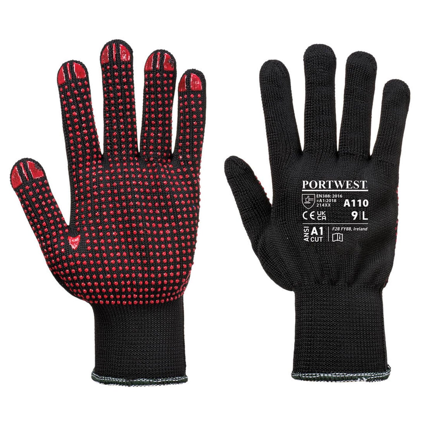 Portwest Handschoenen A110 zwart(BK)