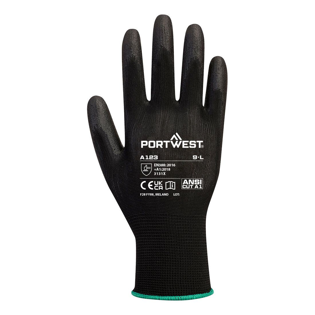 Portwest Handschoenen A123 144 paar zwart(K8)