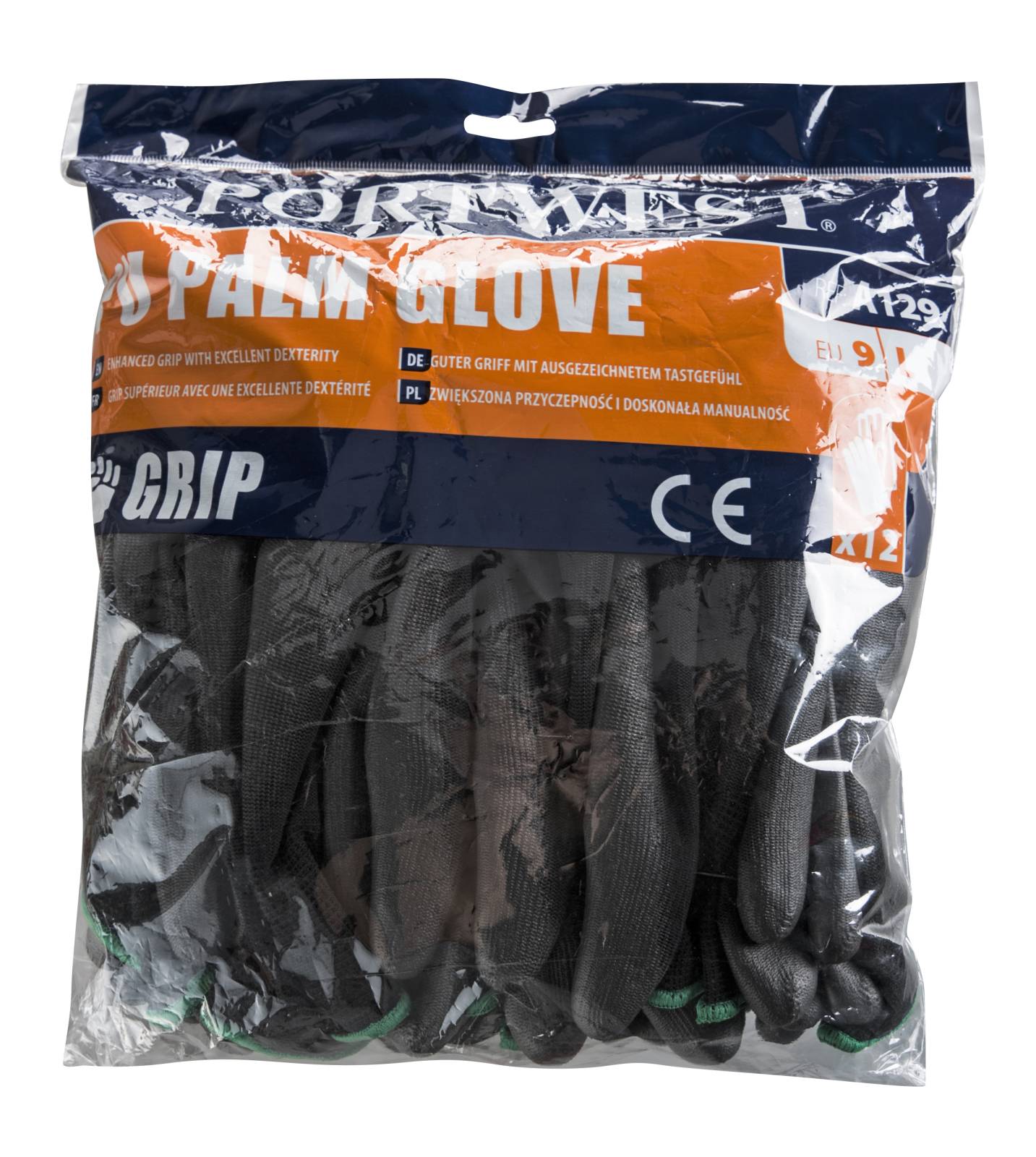 Portwest Handschoenen A129 480 paar zwart(BK)