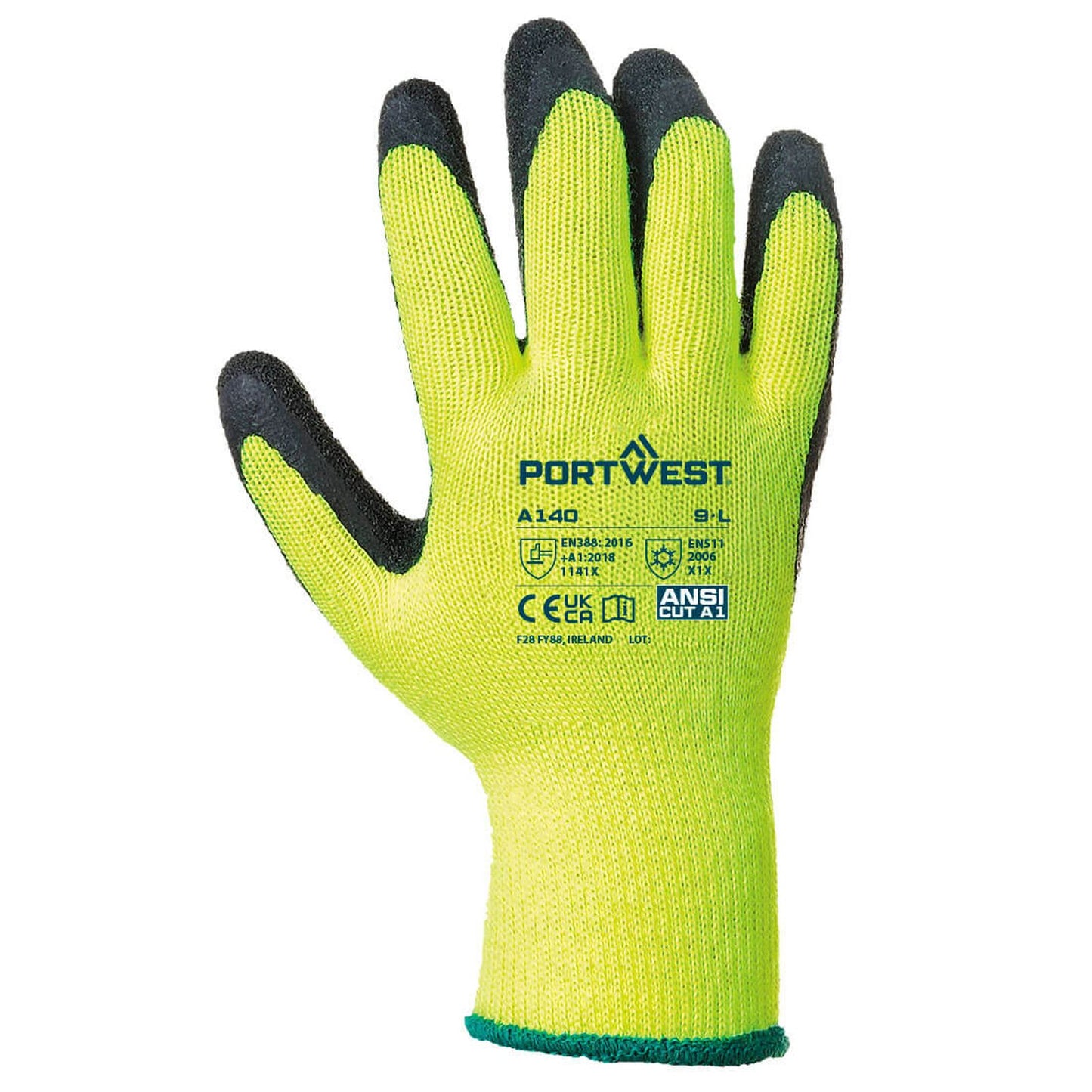 Portwest Handschoenen A140 zwart(BK)