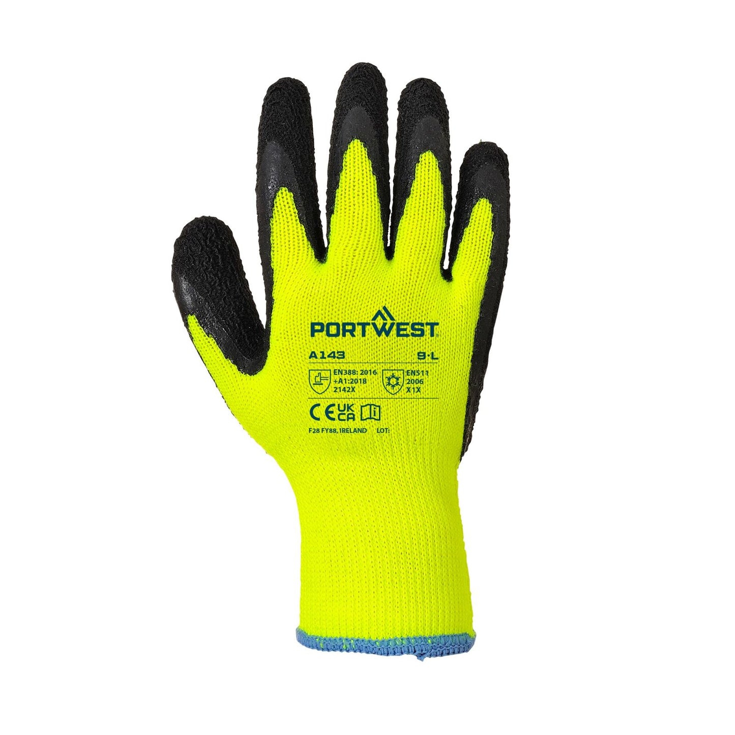 Portwest Handschoenen A143 geel-zwart(Y8)
