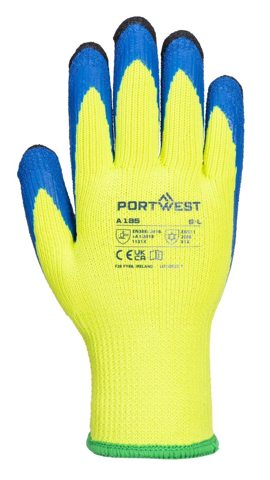 Portwest Handschoenen A185 oranje-blauw(O4)