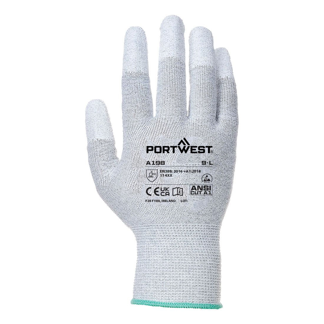 Portwest Handschoenen A198 Antistatisch grijs(GR)