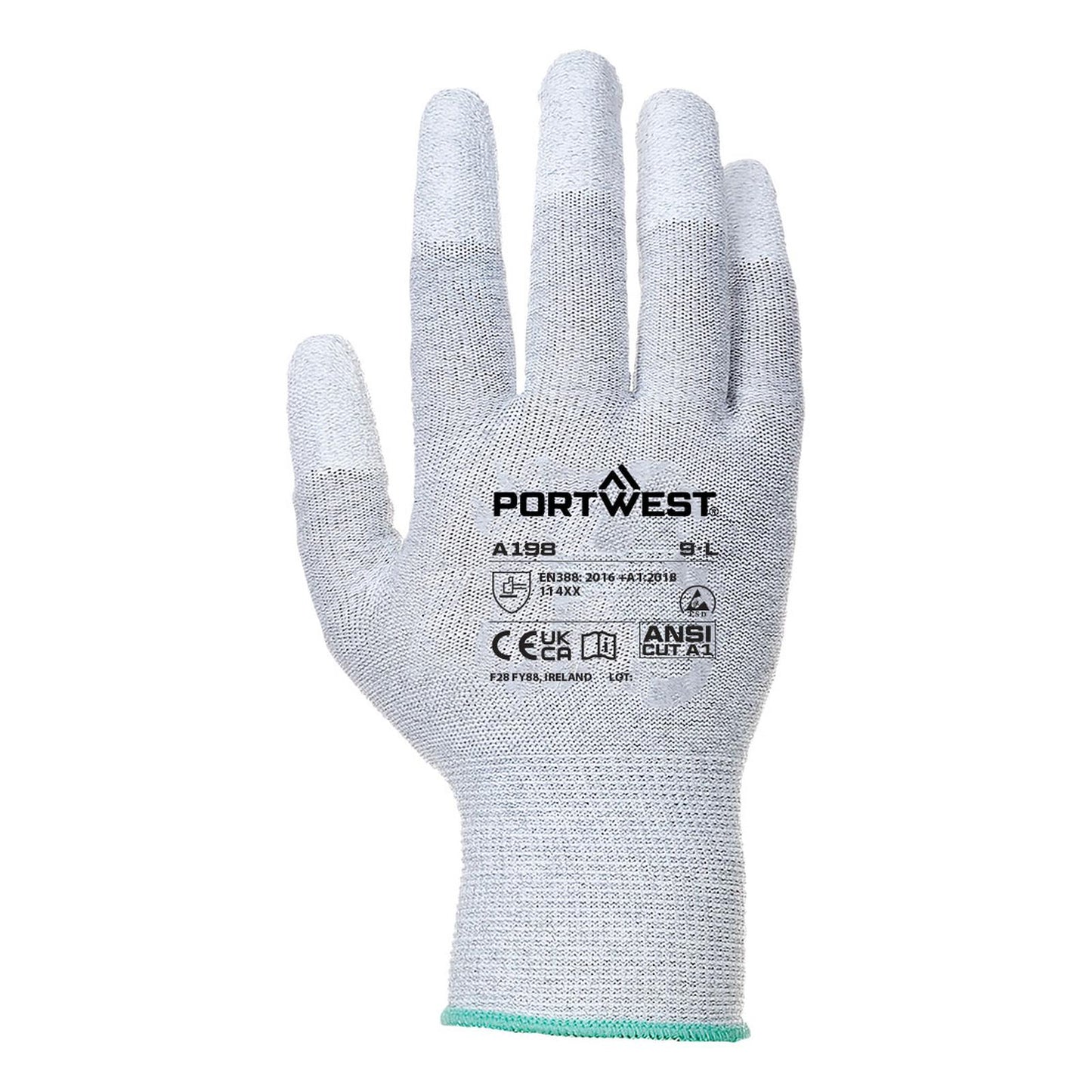 Portwest Handschoenen A198 Antistatisch grijs(GR)