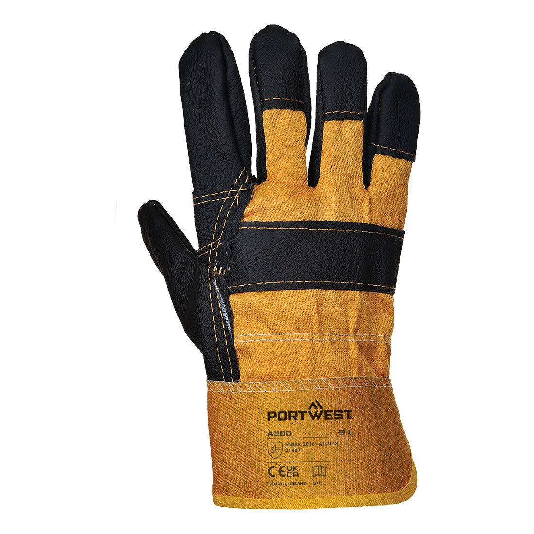 Portwest Handschoenen A200 geel(YE)