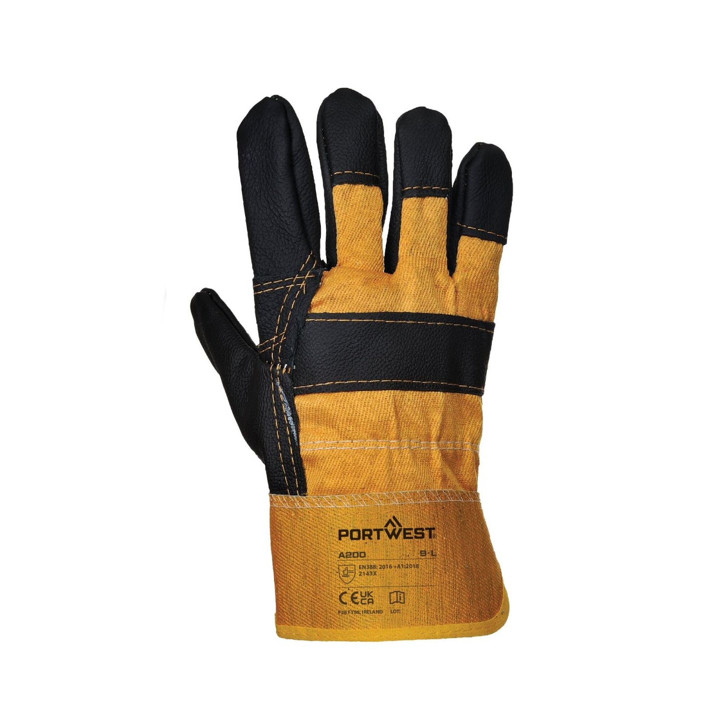Portwest Handschoenen A200 geel(YE)