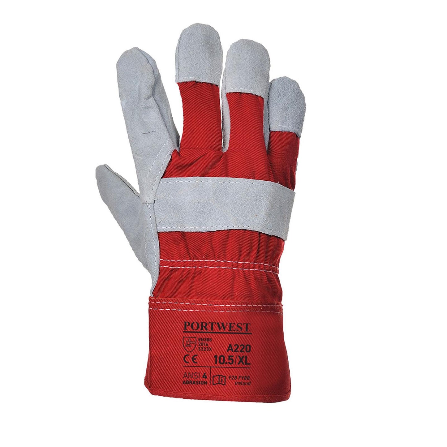 Portwest Handschoenen A220 rood(RE)