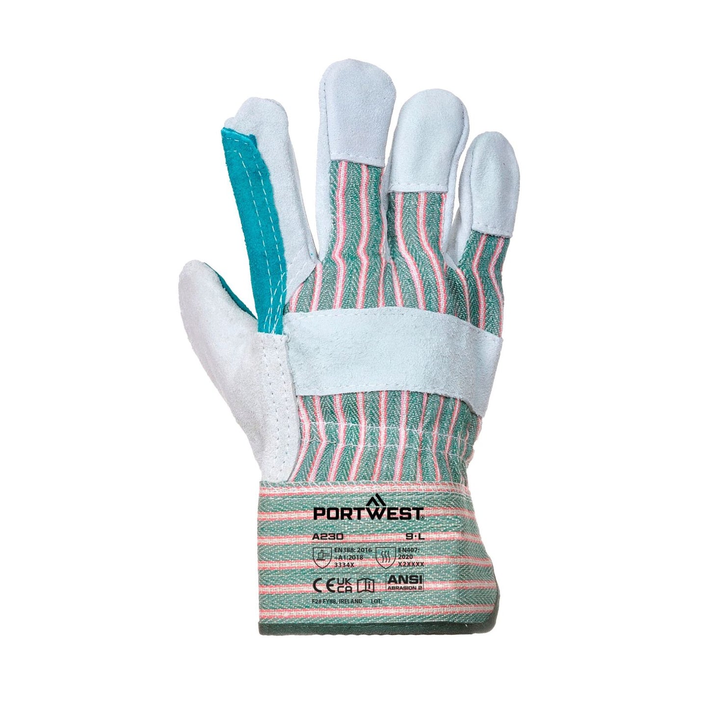 Portwest Handschoenen A230 grijs-groen(GR)