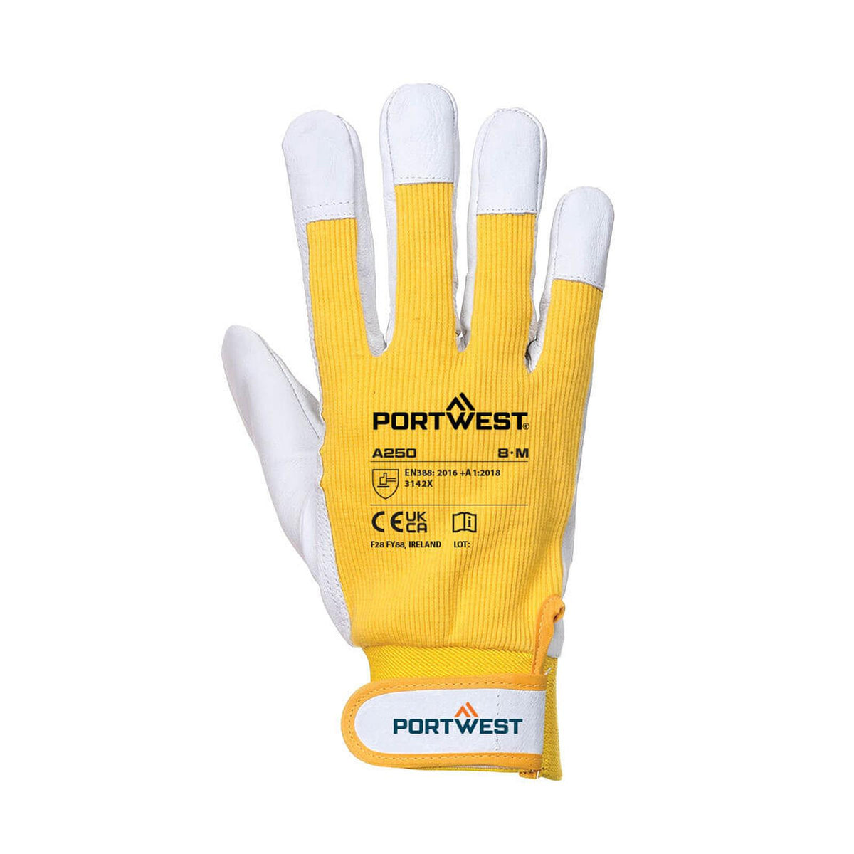 Portwest Handschoenen A250 geel(YE)