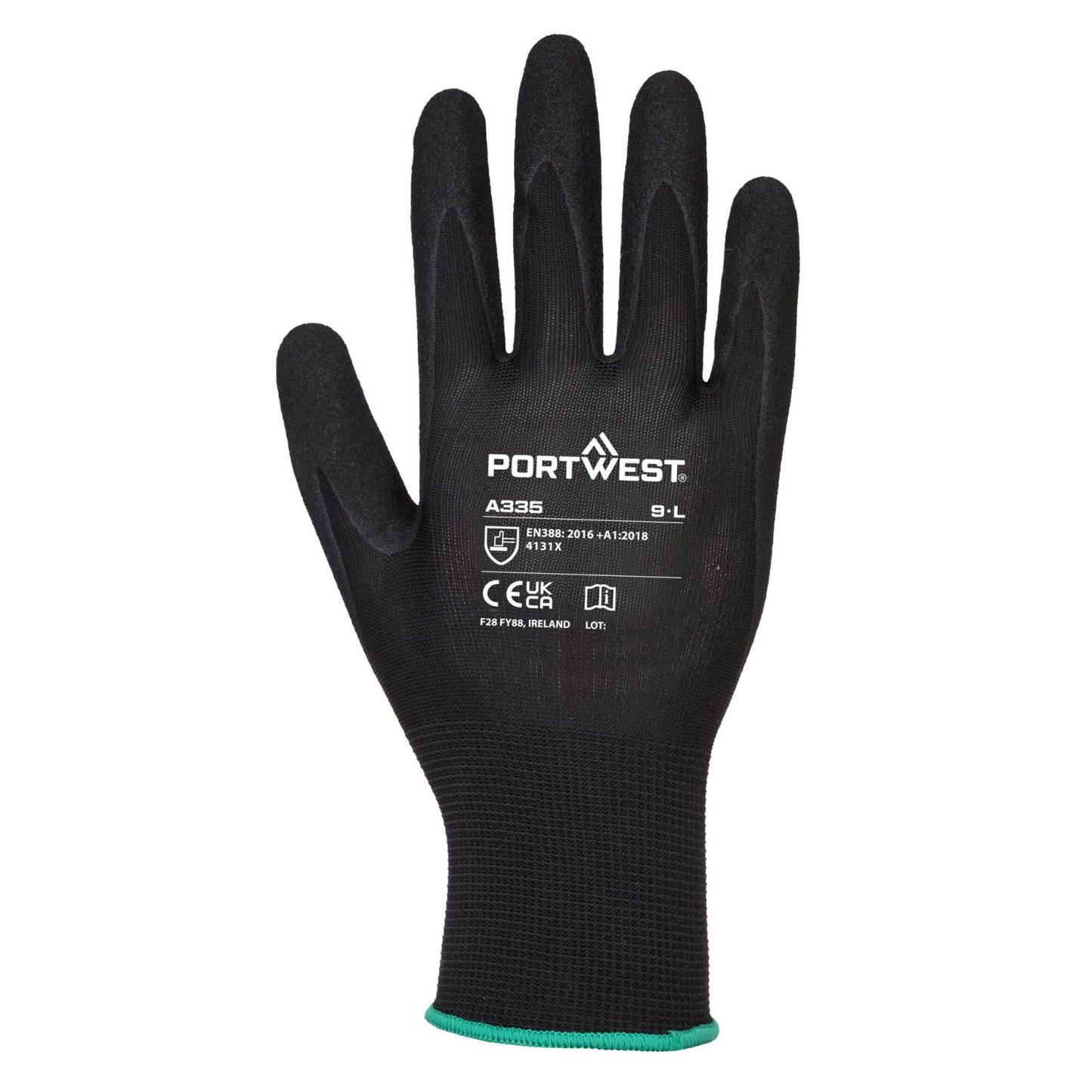 Portwest Handschoenen A335 zwart(K8)