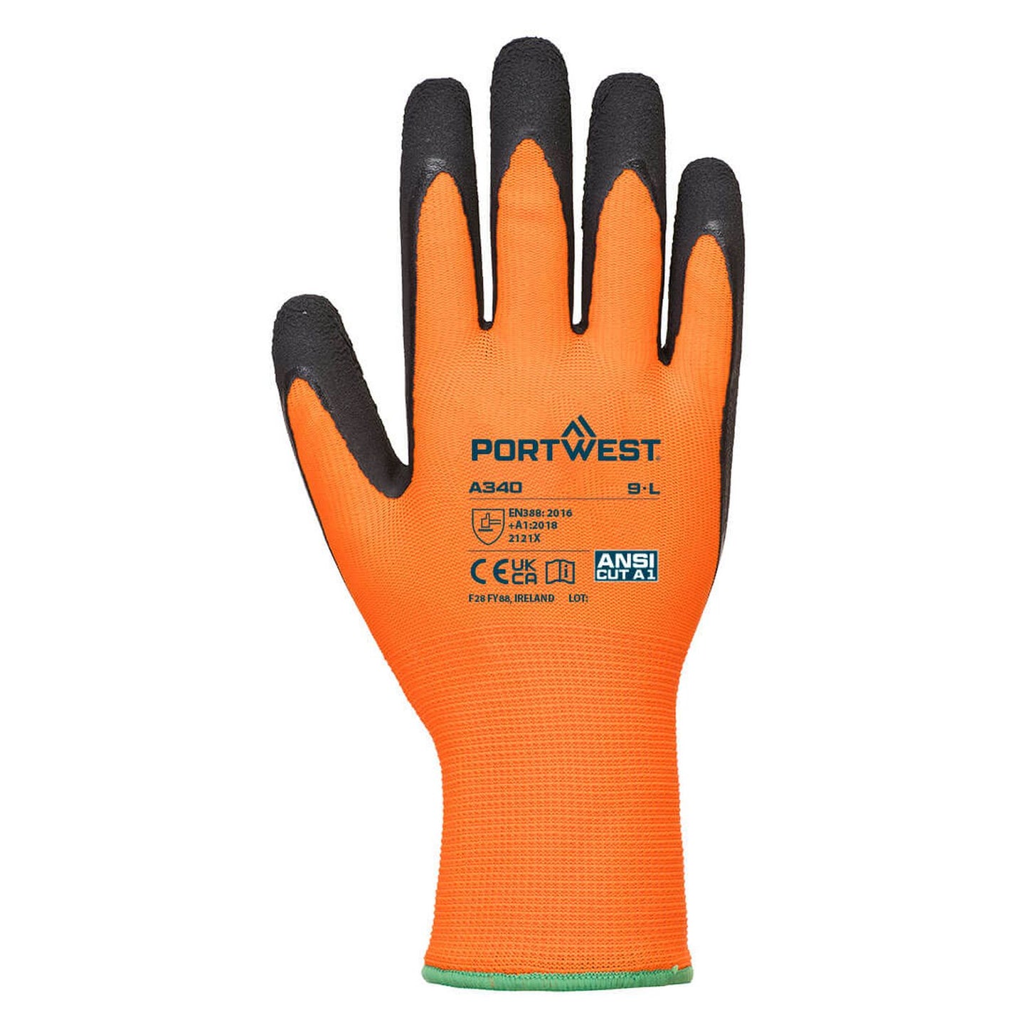 Portwest Handschoenen A340 oranje-zwart(OR)