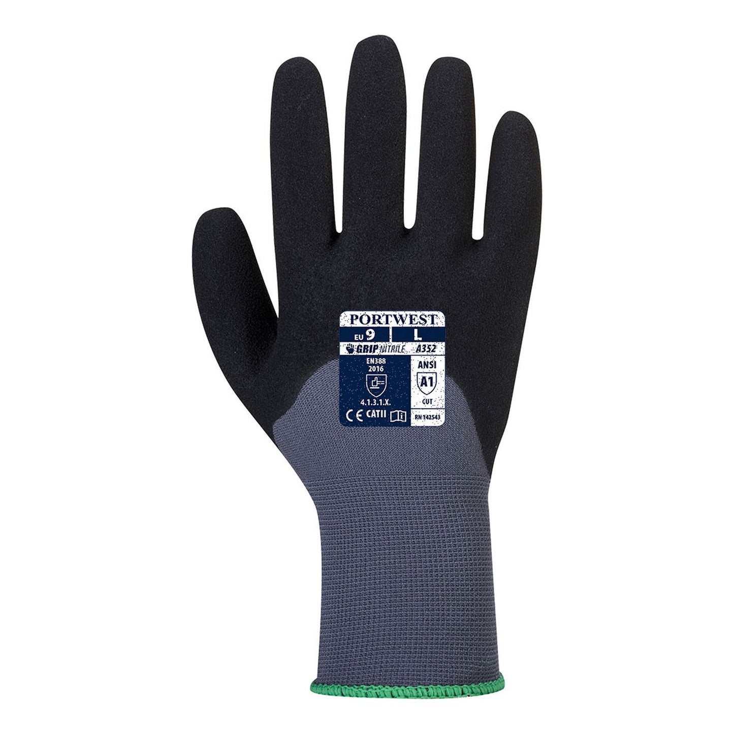 Portwest Handschoenen A352 grijs-zwart(G8)