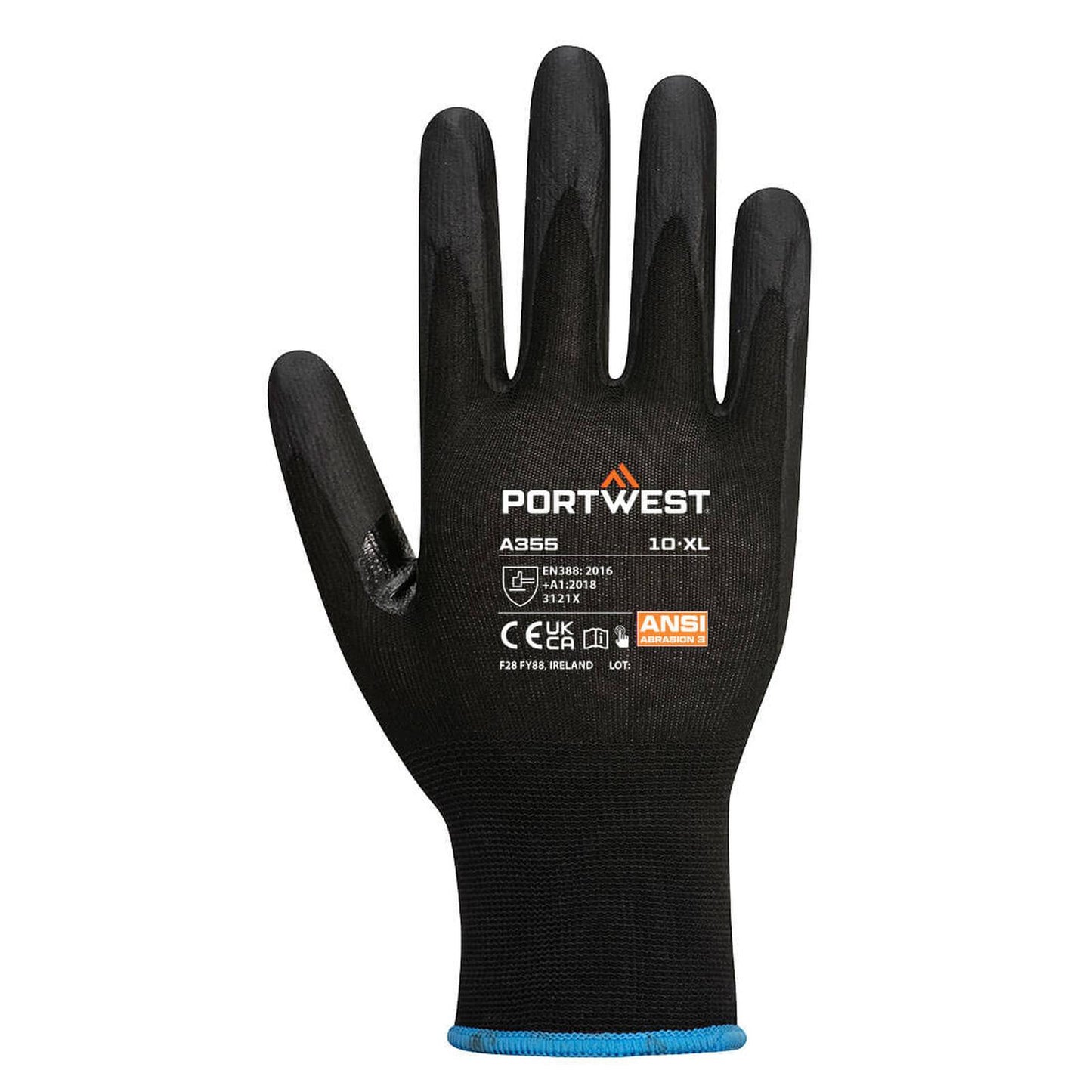Portwest Handschoenen A355 12pk zwart(K8)