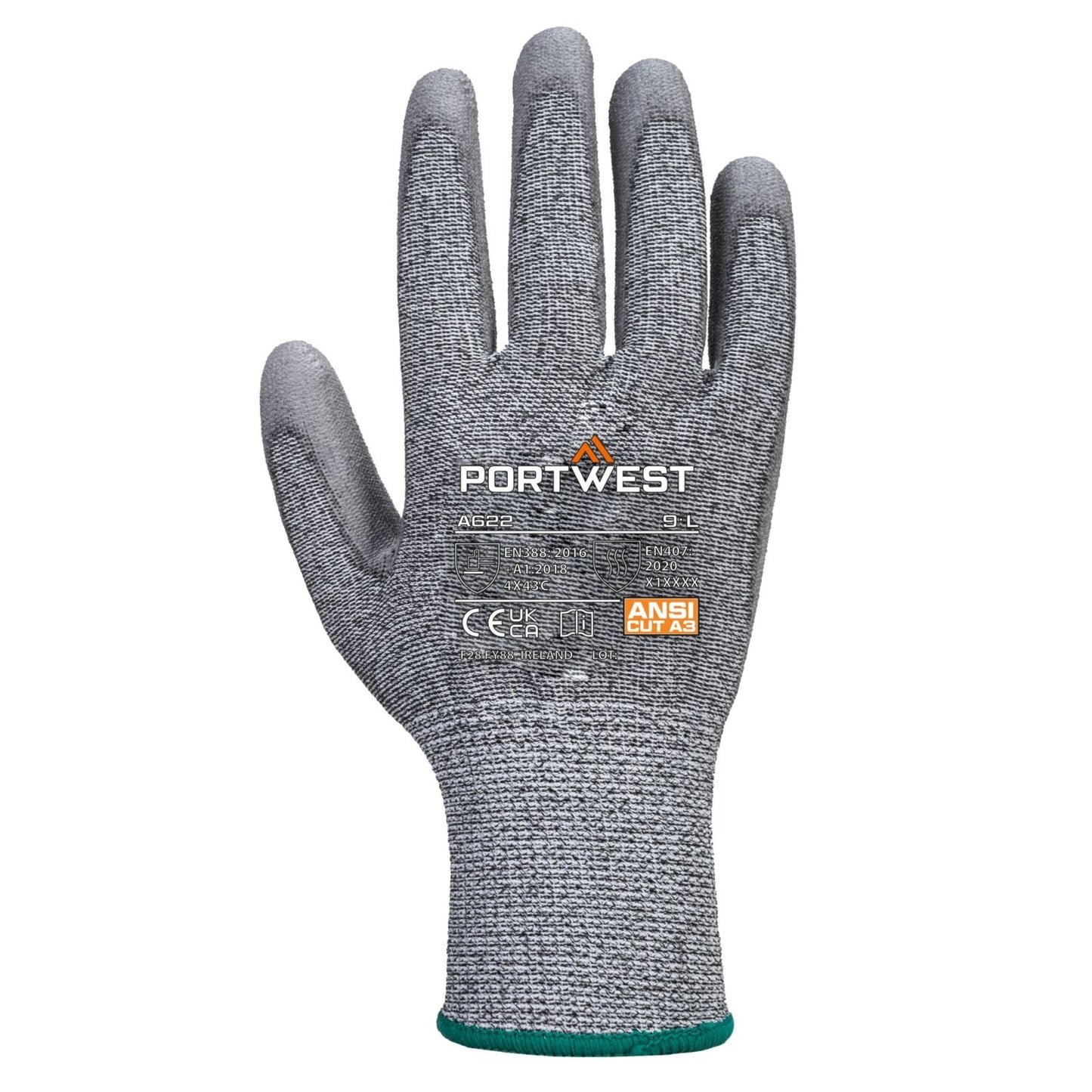 Portwest Handschoenen A622 Snijbestendig grijs(G7)