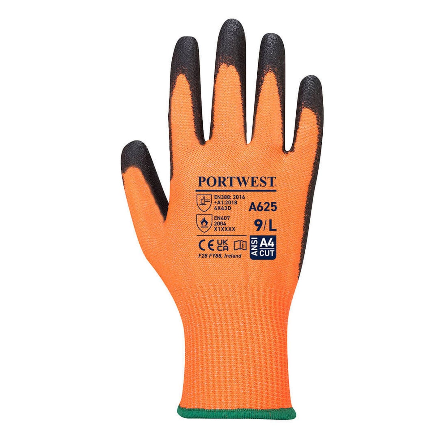 Portwest Handschoenen A625 oranje-zwart(O8)