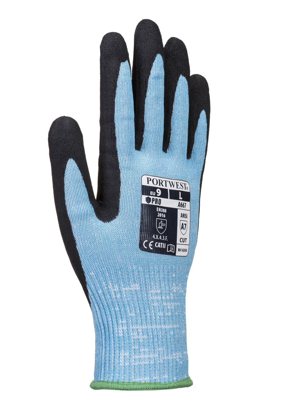 Portwest Handschoenen A667 blauw-zwart(B8)