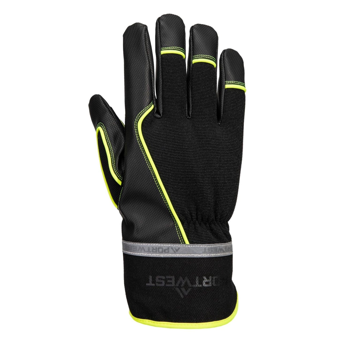 Portwest Handbescherming Mechanische Handschoenen Handschoenen A753 cold 450 PU waterdicht vechanisch kou zwart(K8)