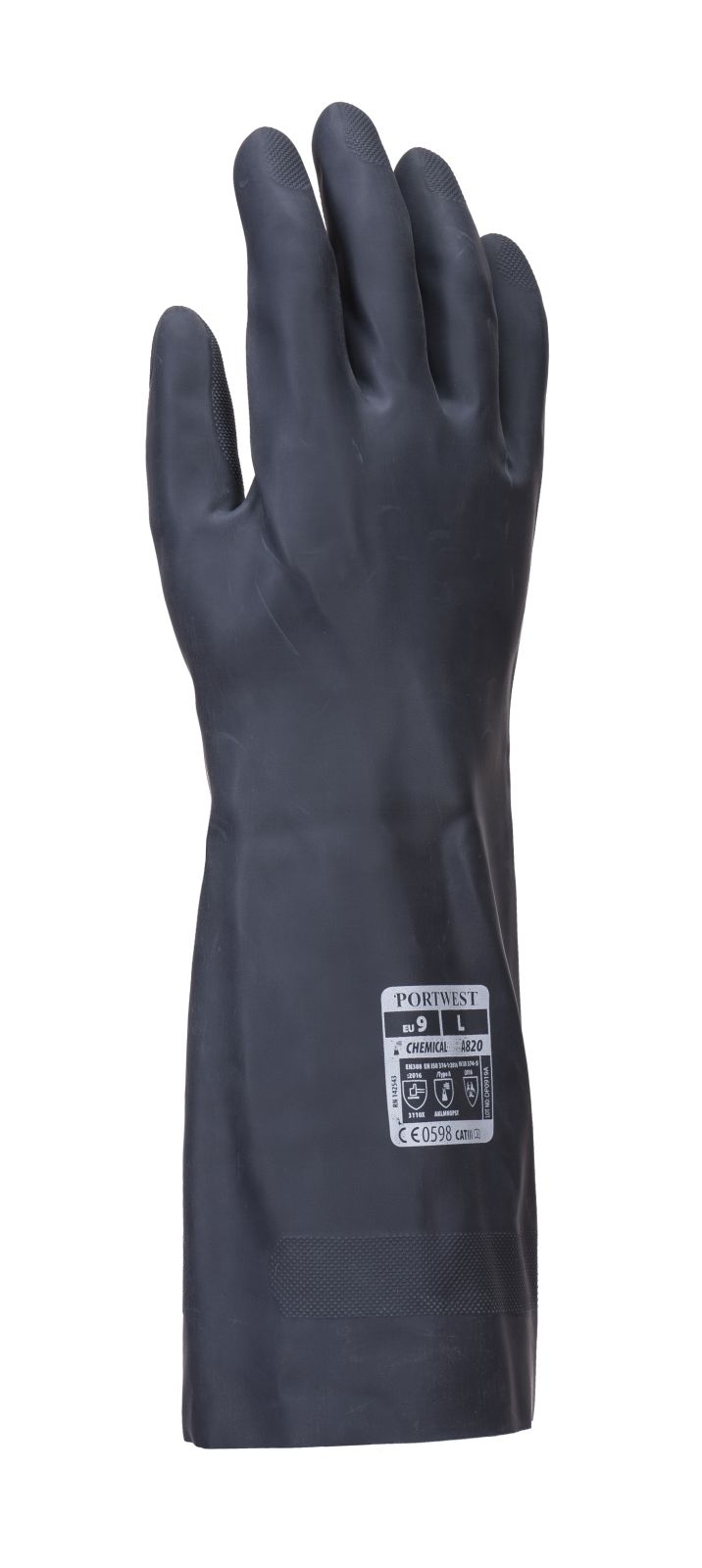 Portwest Handschoenen A820 Chemisch bestendig black(BK)