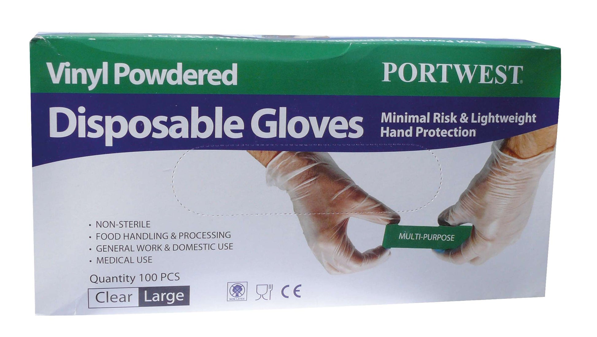 Portwest Handschoenen A900 100 paar blank(CL)