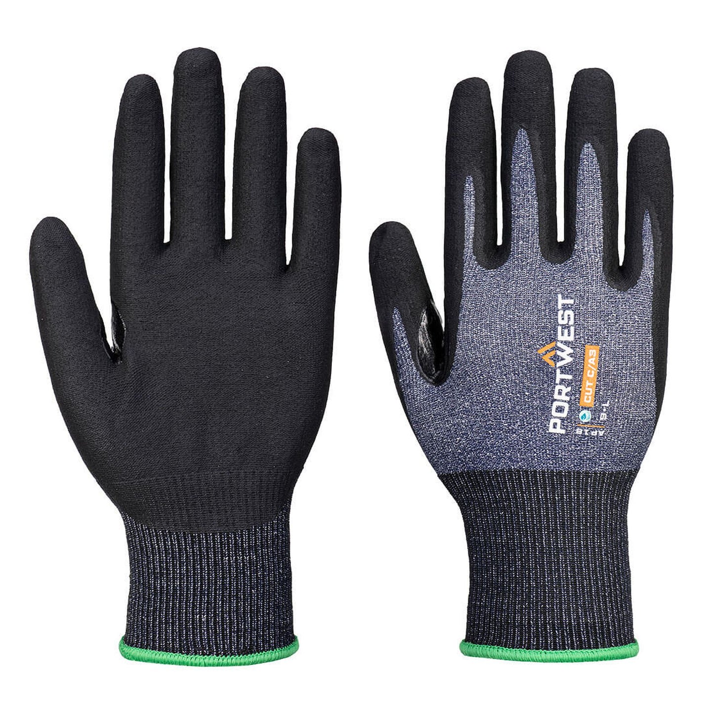 Portwest Handschoenen AP18 blauw-zwart(B8)