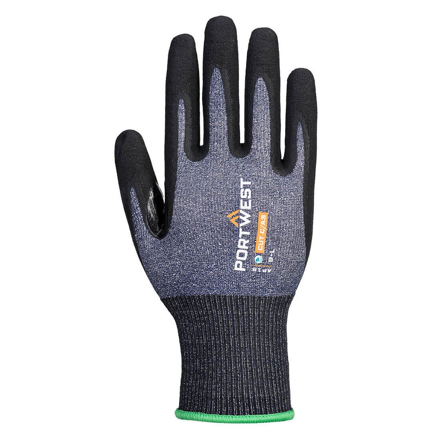 Portwest Handschoenen AP18 blauw-zwart(B8)