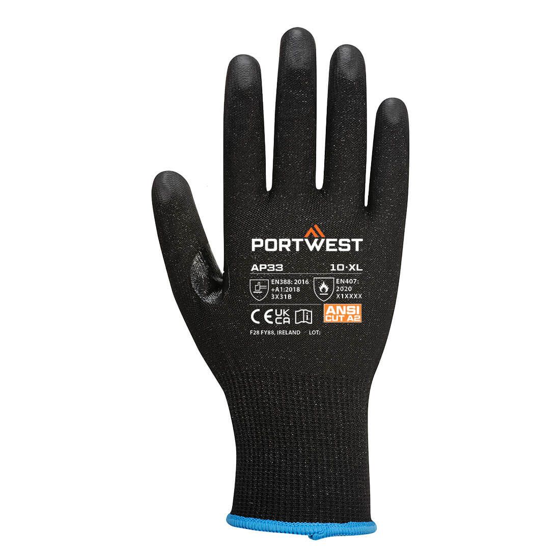Portwest Handschoenen AP33 zwart(K8)