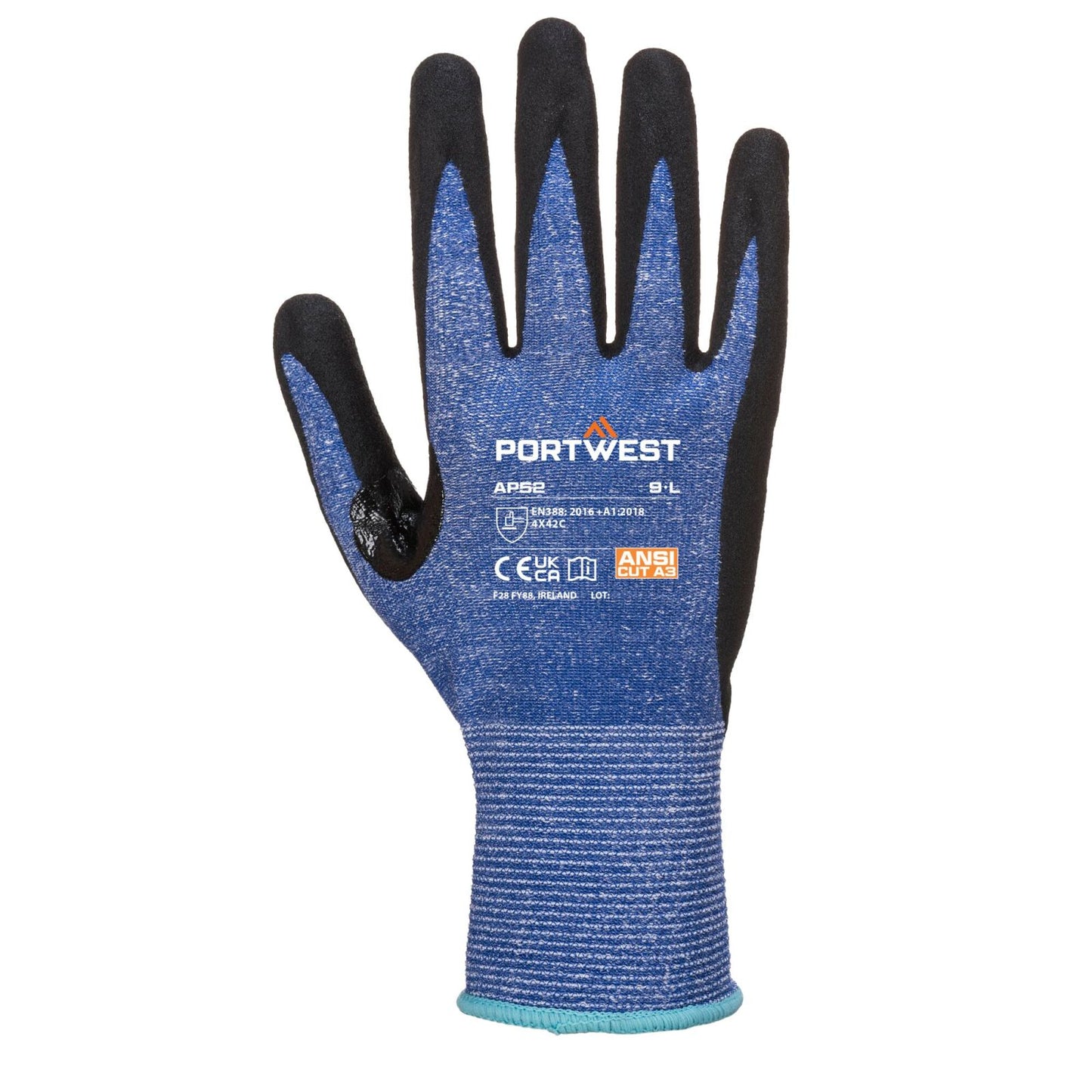 Portwest Handschoenen AP52 blauw-zwart(B8)
