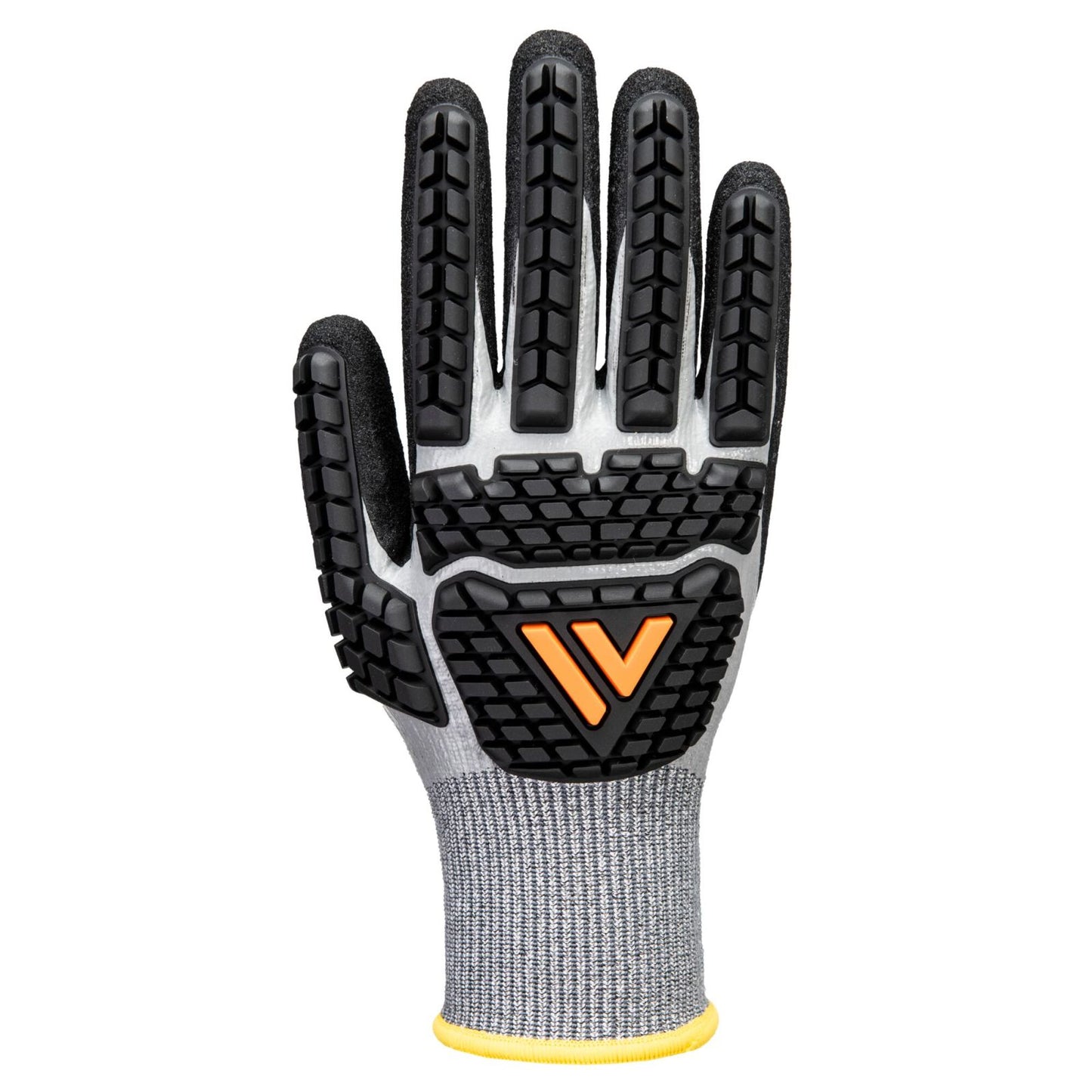 Portwest Handbescherming Impact protection Handschoenen AP54 impact F13 nitrile foam waterdicht grijs-zwart(G8)