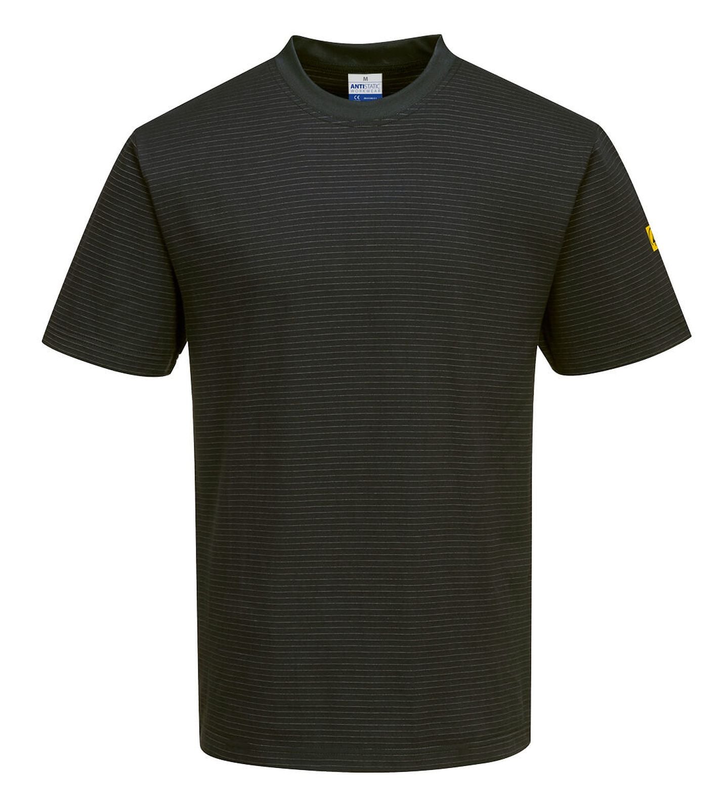 Portwest ESD Werkkleding ESD-beschermende kleding T-Shirt AS20 antistatisch ESD zwart(BK)