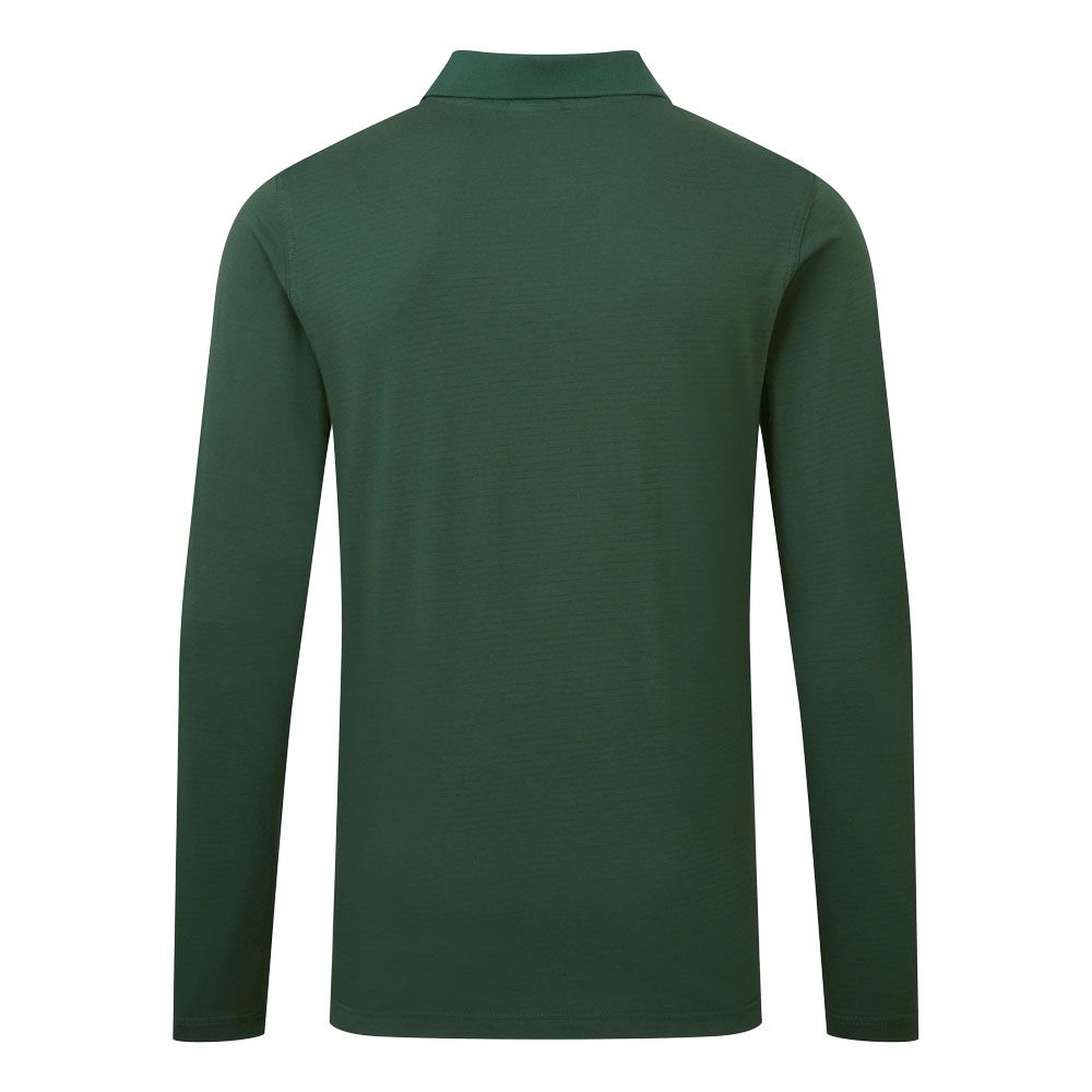 Portwest ESD Werkkleding Poloshirt AS23 lange mouw anti-statisch ESD Polo bosgroen(FG)