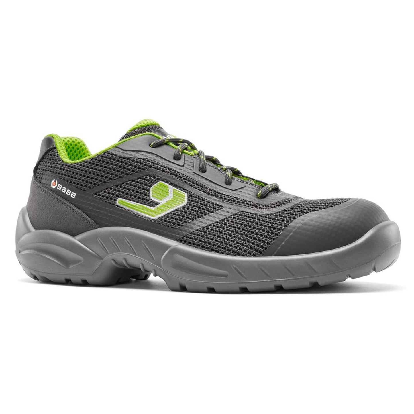 Base Smart Base Veiligheidsschoenen B0134B Euston S1PS LG SC FO SR grijs-groen(GG)