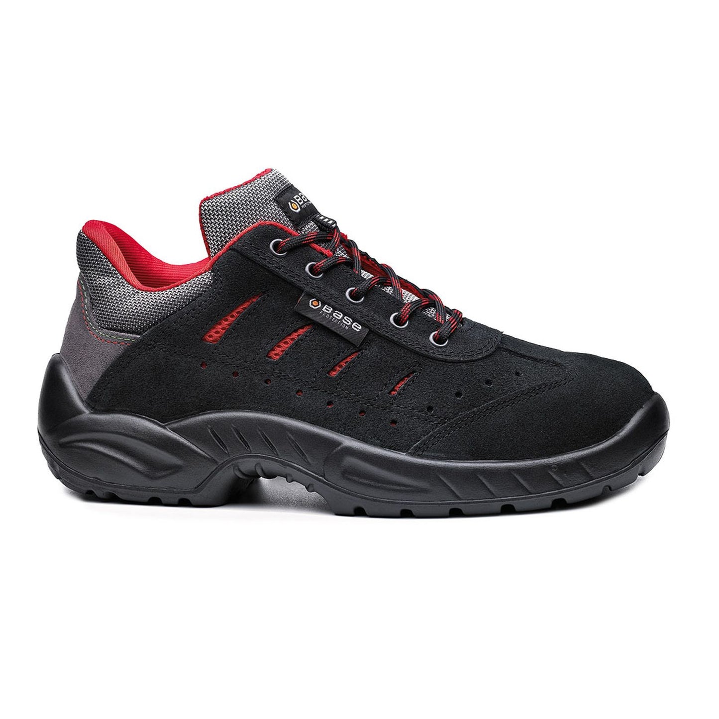 Base Smart Schoenen B0168 Toledo zwart-rood(BK)