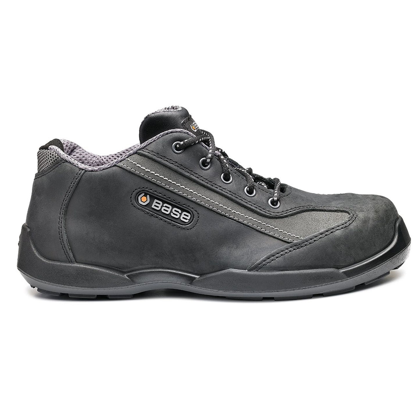Base Record Schoenen B0627 Rally zwart-grijs(BK)