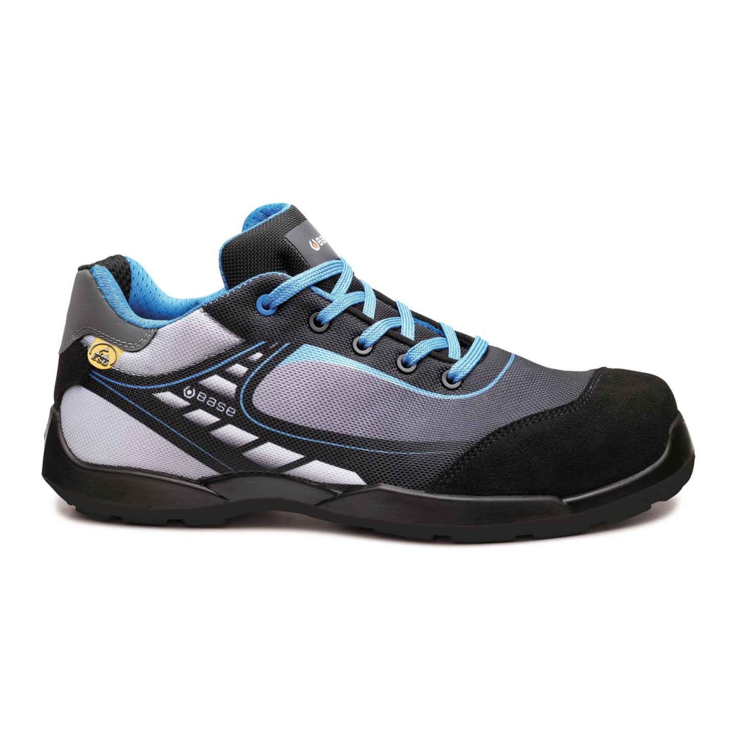 Base Record Schoenen B0676E Bowling Esd zwart-blauw(BK)