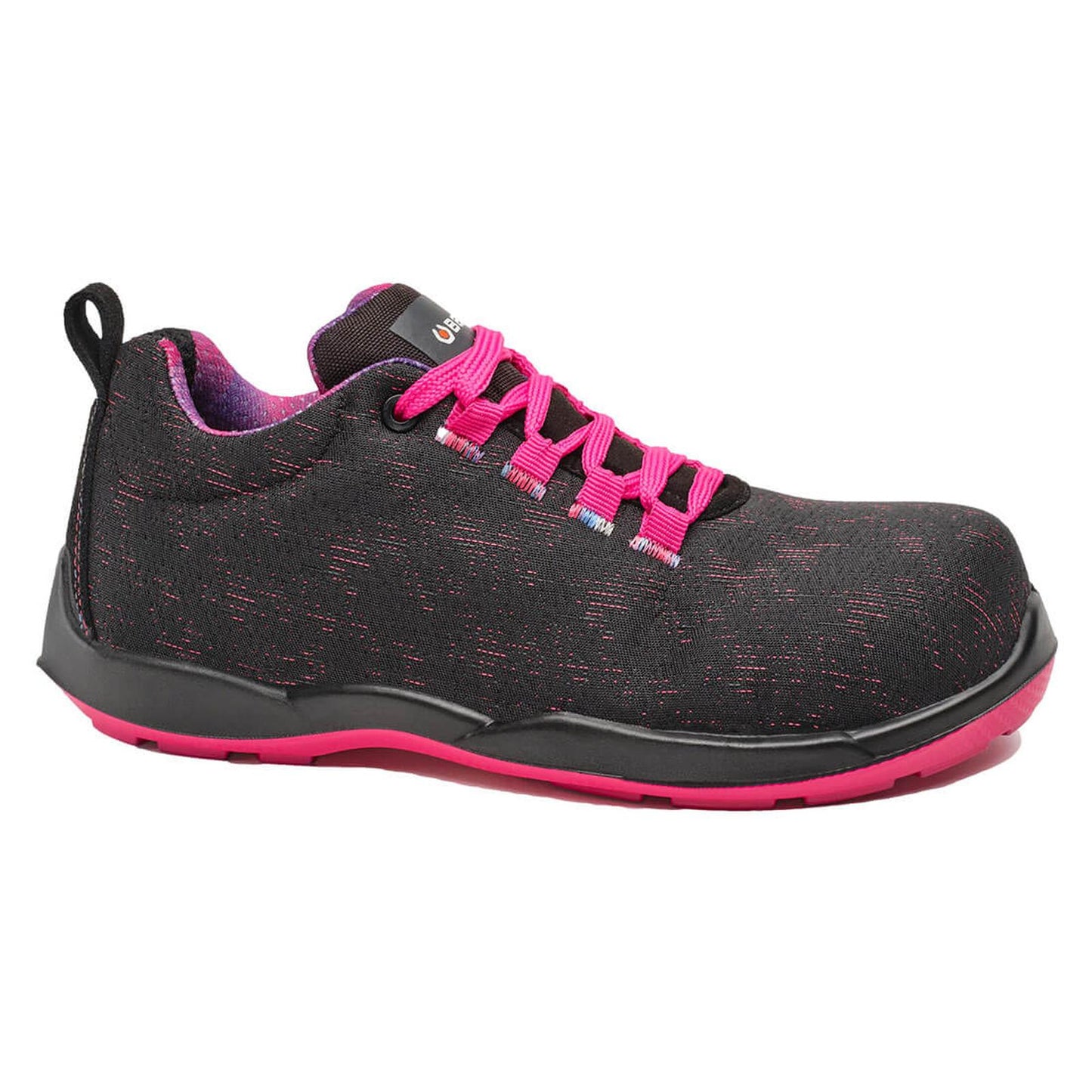 Base Miss Base schoenen B0677C Violet S3 SRC dames zwart-fuchsia roze(BF)