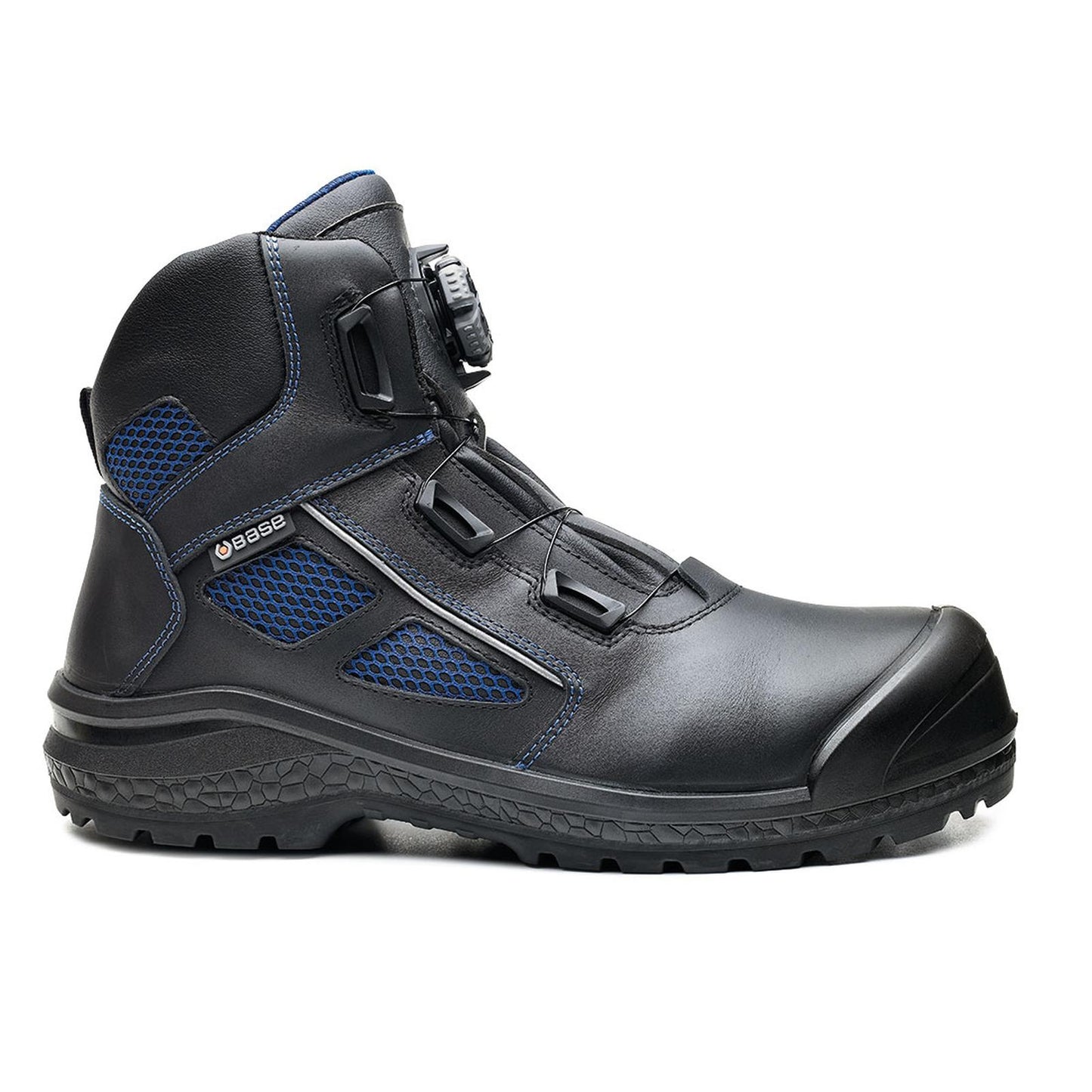 Base Classic Plus Schoenen B0821 Be-Fast Top zwart-blauw(BK)