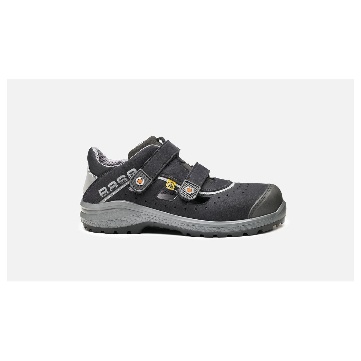 Base Classic Plus Veiligheidssandalen B0871 S1P ESD SRC zwart-grijs(BK)