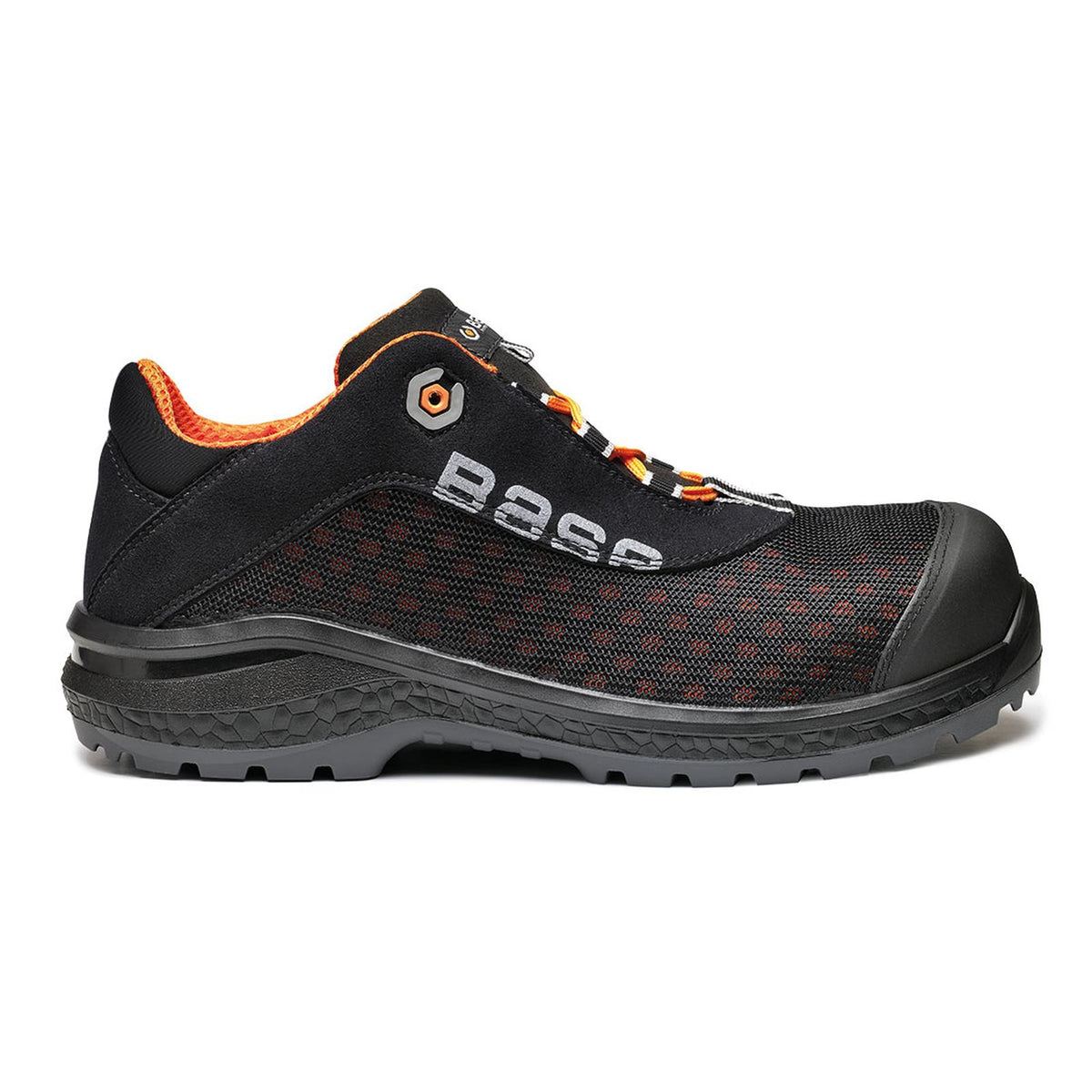 Base Classic Plus Schoenen B0878 Be-Fit zwart-oranje(BK)