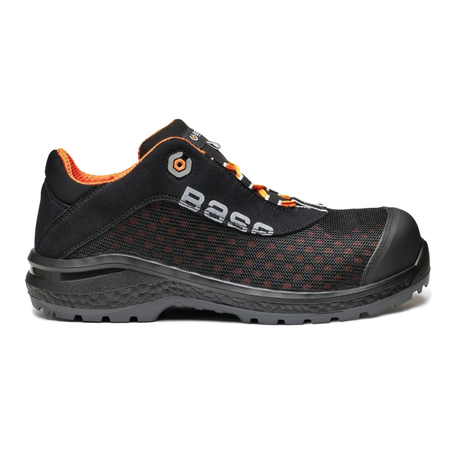 Base Classic Plus Schoenen B0878 Be-Fit zwart-oranje(BK)