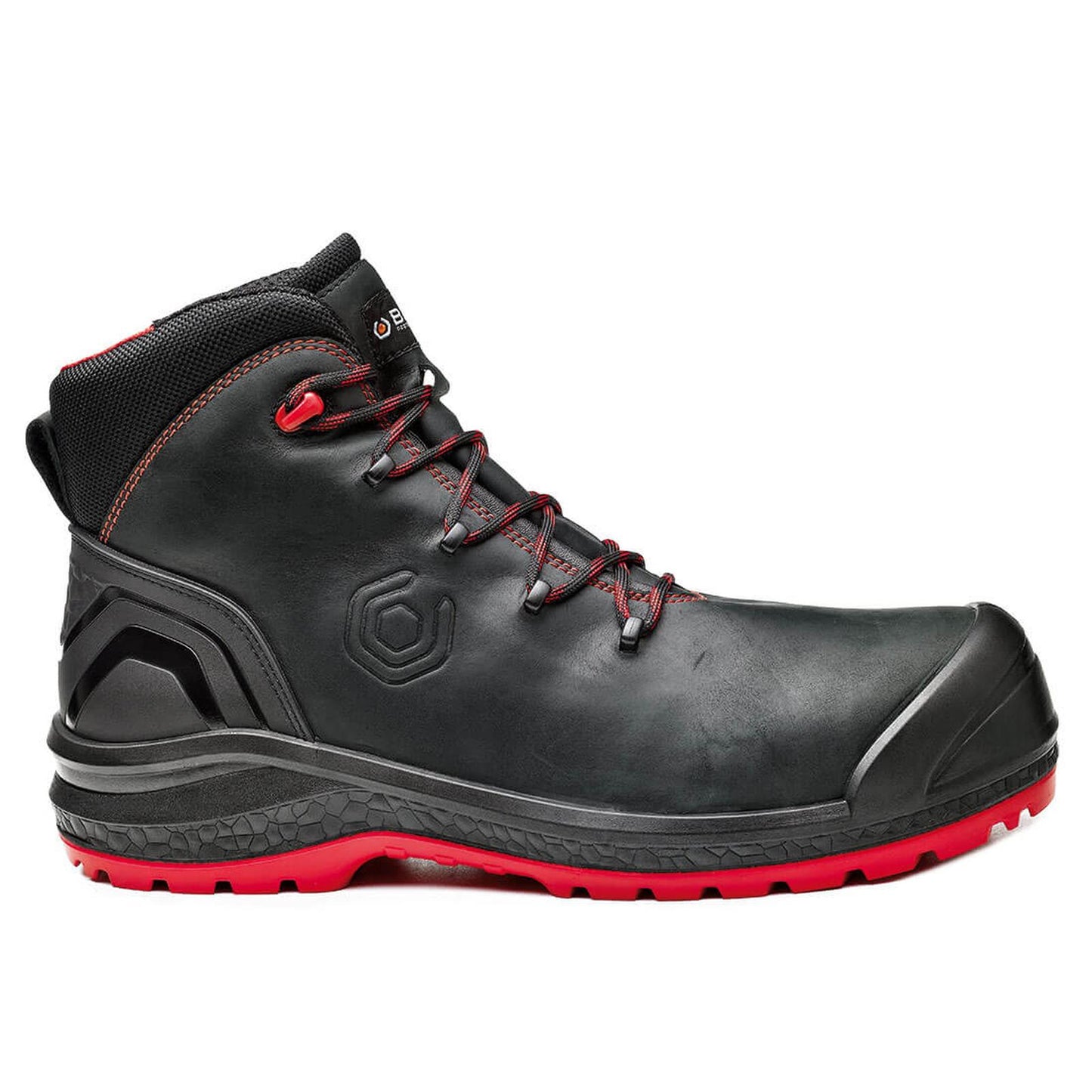 Base Classic Plus Schoenen B0888 Be-Uniform Top zwart-rood(BK)