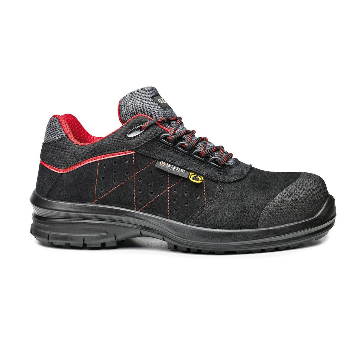 Base Smart Schoenen B0953 Cursa zwart-rood(BK)