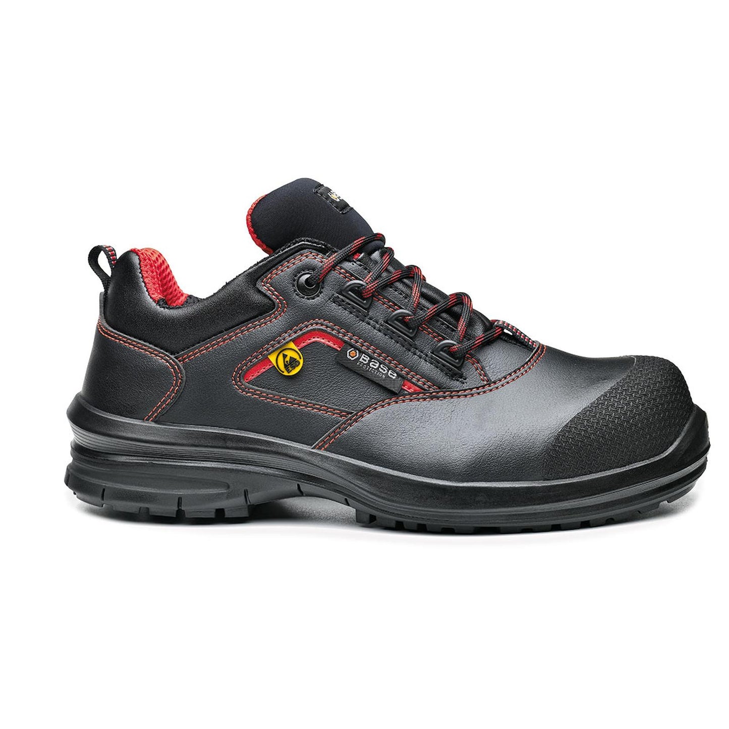 Base Smart Schoenen B0957 Matar zwart-rood(BK)