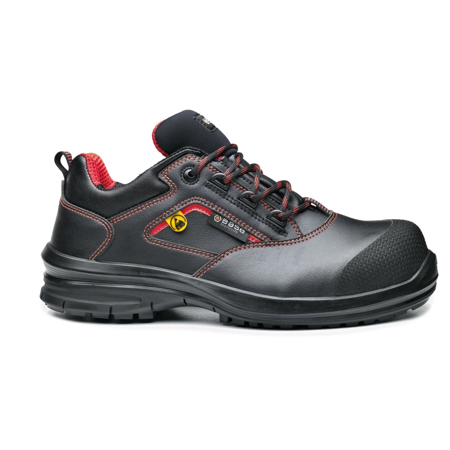 Base Smart Schoenen B0957 Matar zwart-rood(BK)