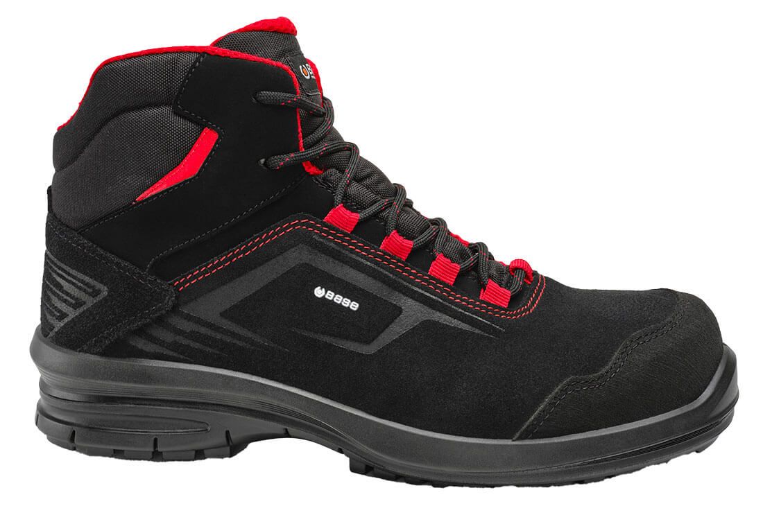 Base Smart Evo schoenen B0983A Dione Top S3 SRC zwart-rood(BKD)