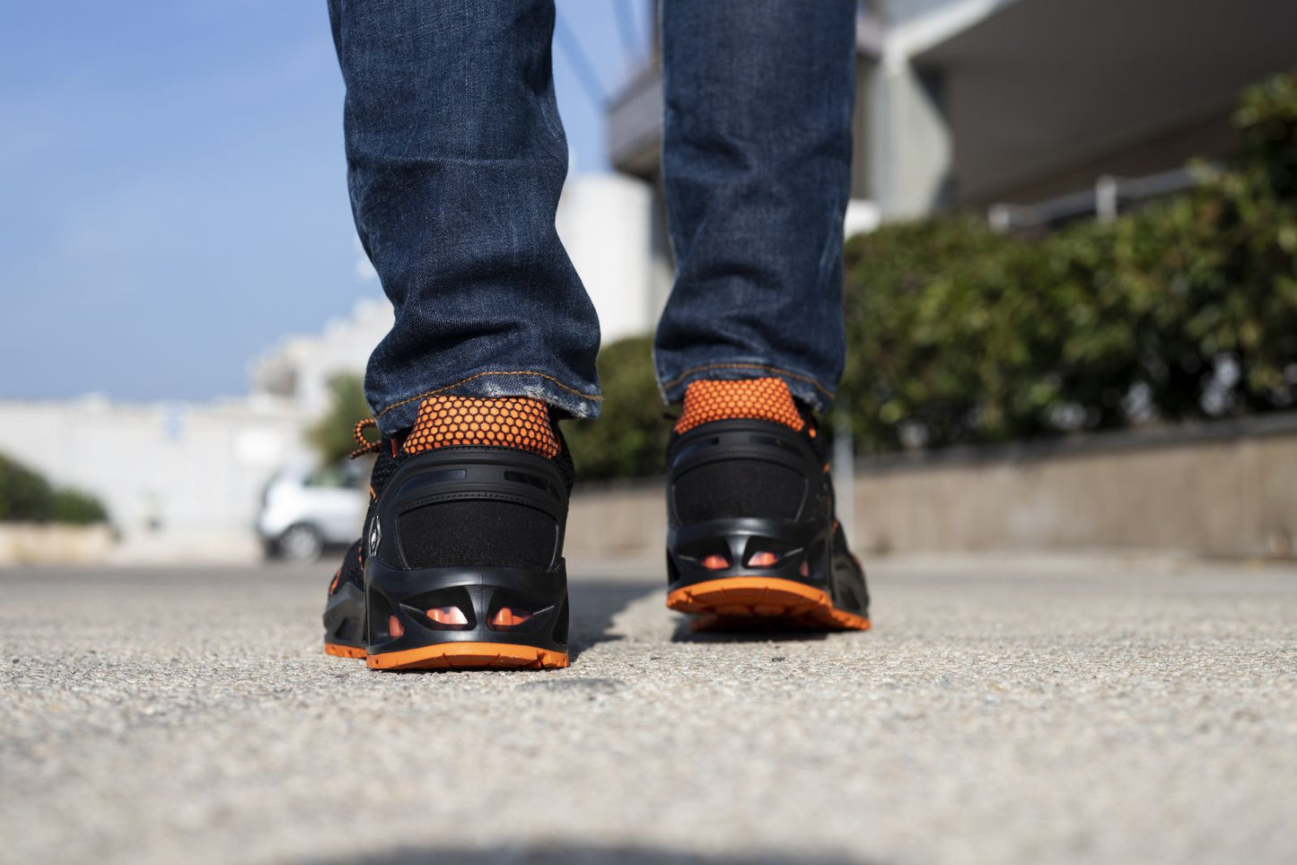 Base Kaptiv Schoenen B1004 K-Step zwart-oranje(BK)