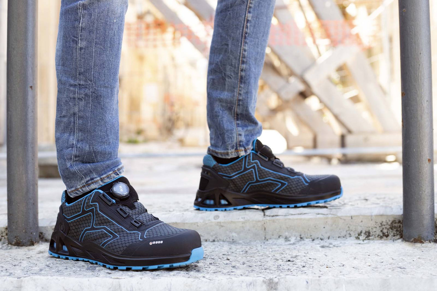 Base Kaptiv Schoenen B1005 K-Trek zwart-blauw(BK)