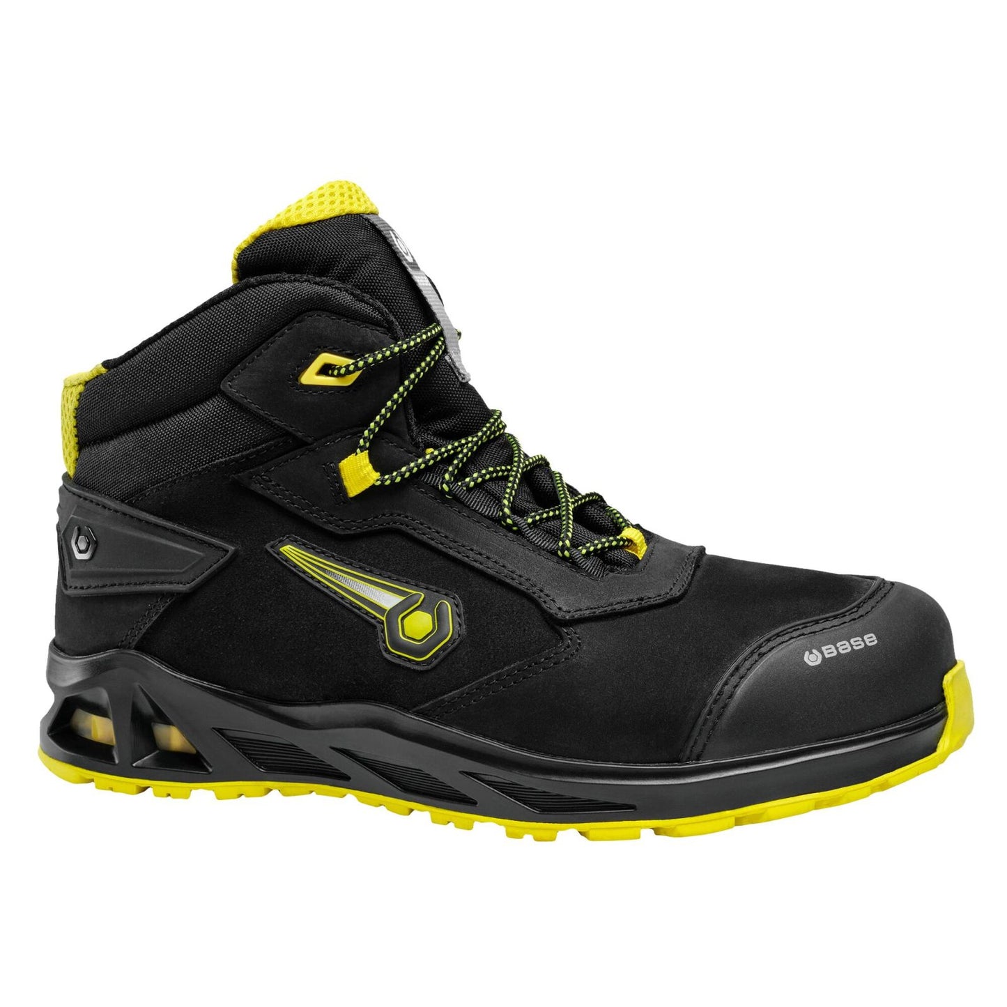 Base Kaptiv Schoenen B1042B K-Boogie Top zwart-geel(BK)