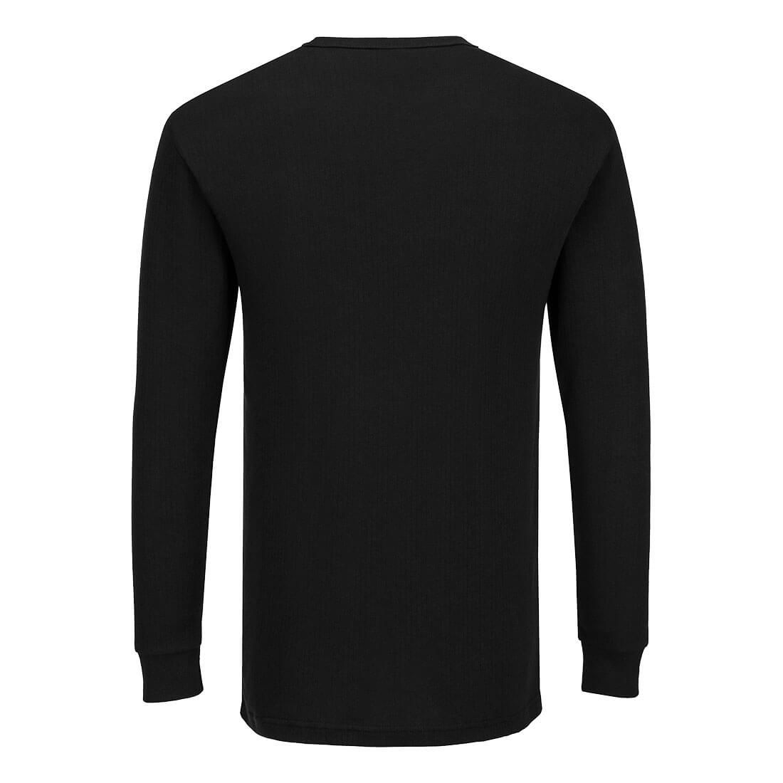 Portwest Basislaag Alle Weersomstandigheden T-Shirt B123 Thermisch Lange Mouw zwart(BK)