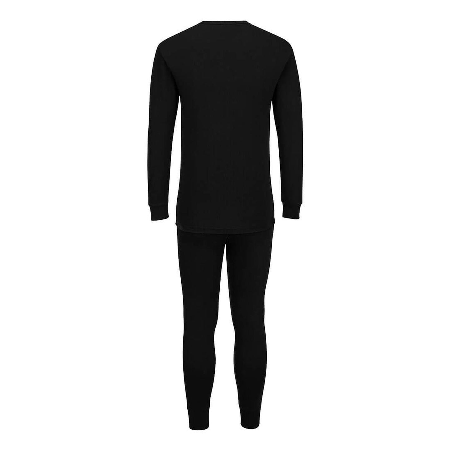 Portwest Basislaag Bescherming Tegen Alle Weersomstandigheden Set Onderkleding B127 Thermisch Basislaag zwart(BK)